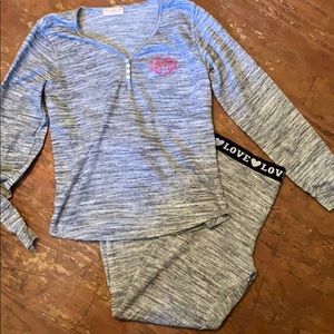 Sleepwear set | XL | Black & White